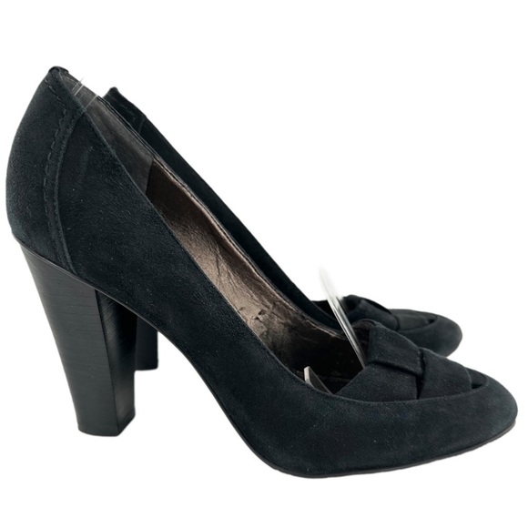Circa Joan & David Duseascape heels size 6.5 black suede pumps 90s y2k pinup - Picture 14 of 14